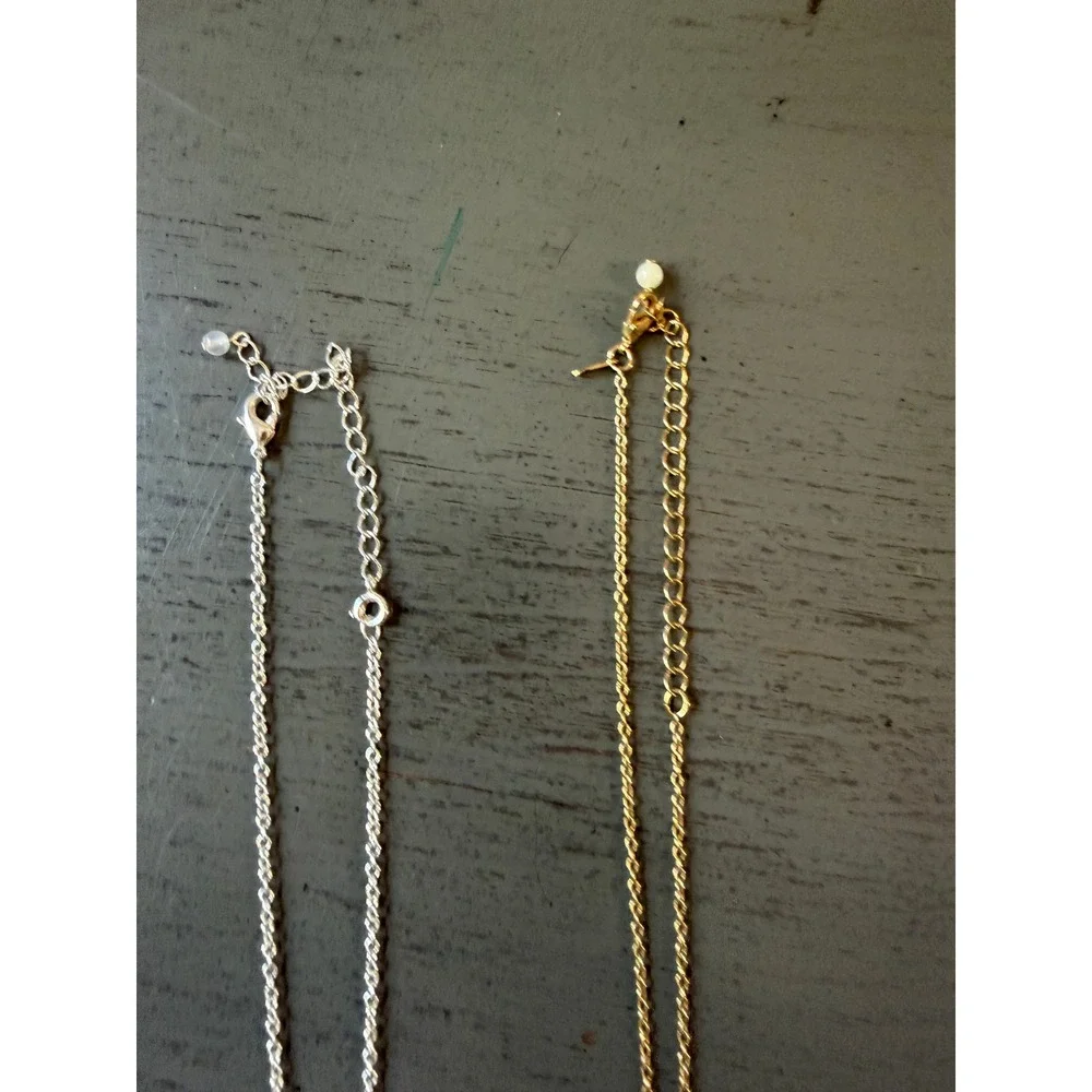St Patricks Day Jewelry Set Clover Necklaces and Shamrock Stud Earrings Green